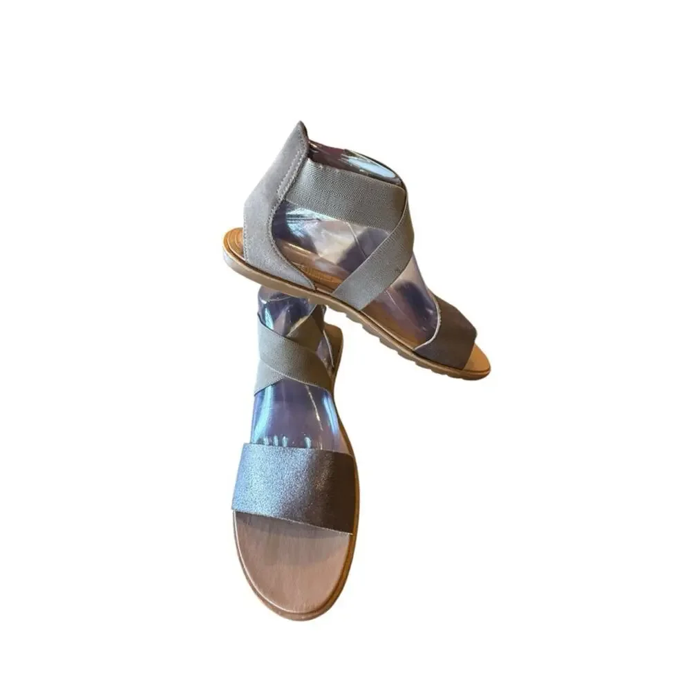Sorel sandals metallic